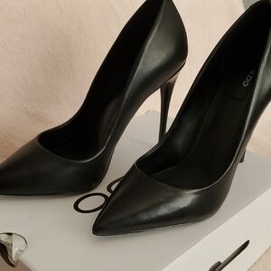 Aldo Elegant Black Pointed Heels